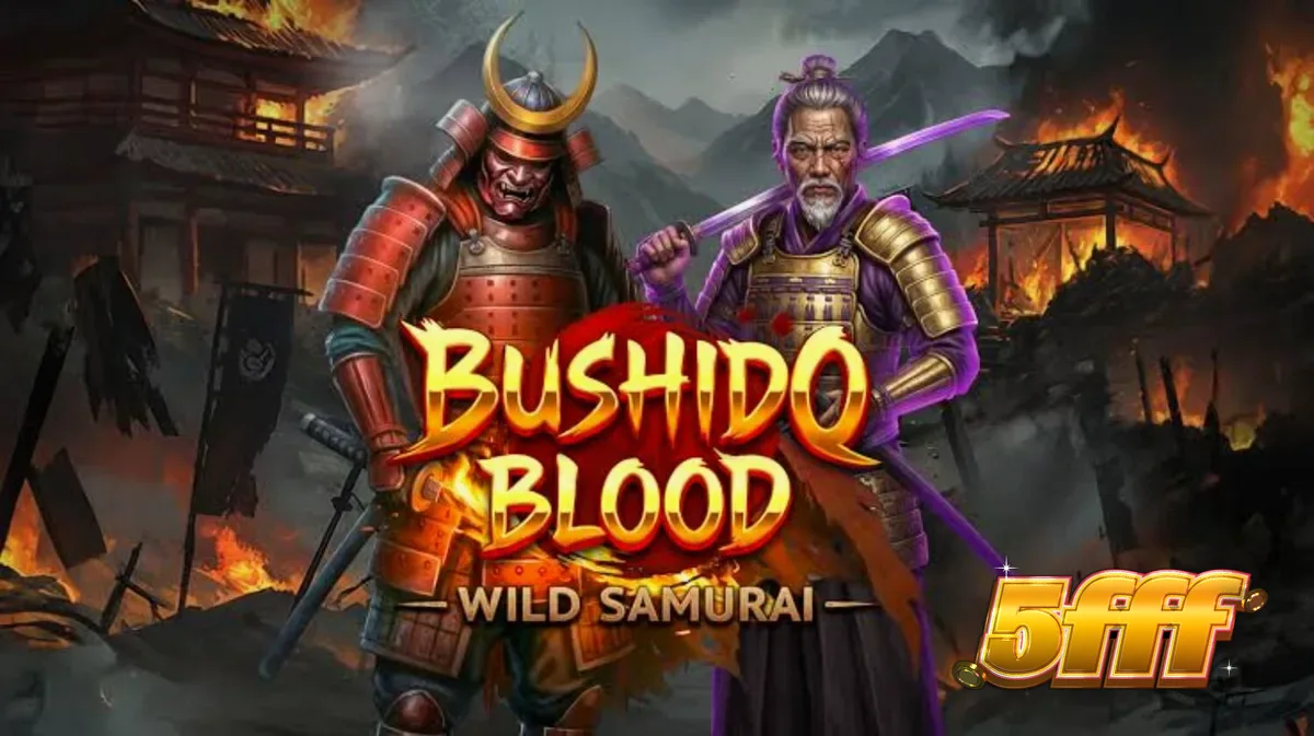 Guerreiro samurai em frente a um templo tradicional